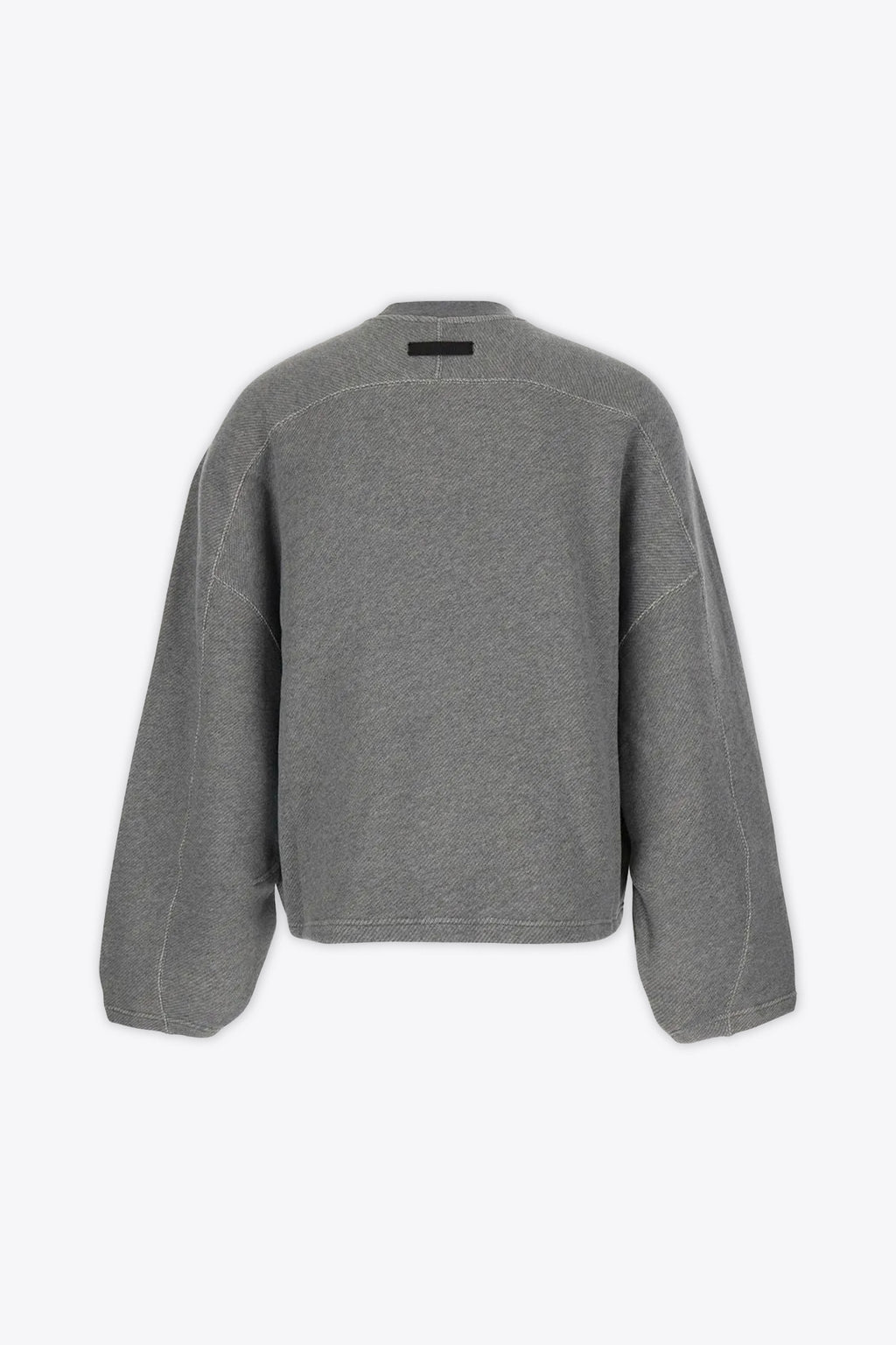 alt-image__Felpa-pesante-grigia-boxy-fit-in-cotone---Heavyweight-Sweater