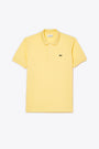 Polo gialla in cotone piquè regular fit 