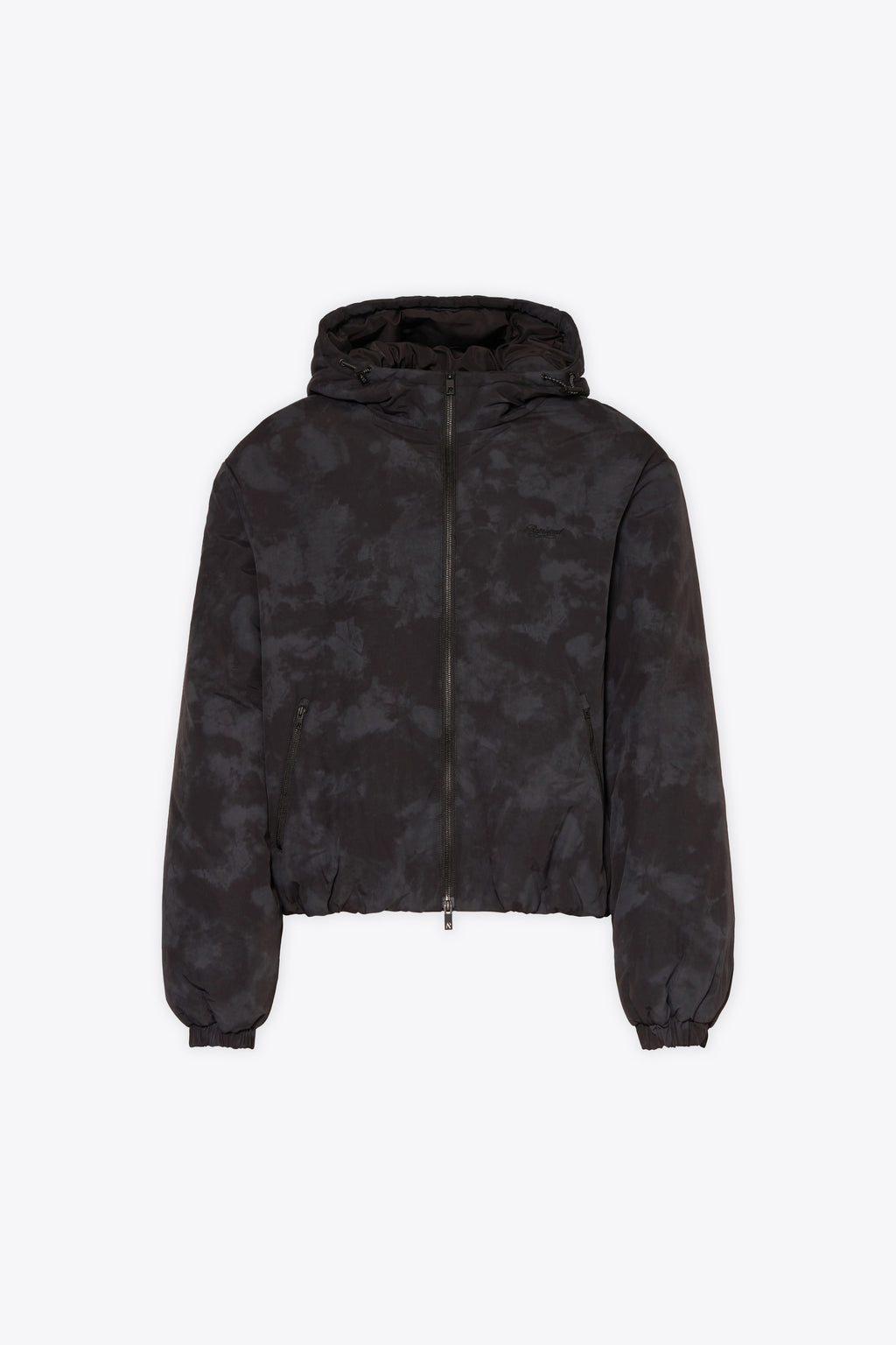 alt-image__Piumino-in-nylon-nero-tie-dye-con-cappuccio---Cyclone-Jacket