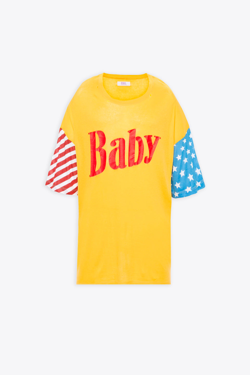 alt-image__T-shirt-oversize-gialla-in-cotone-con-rotture-e-stampa-Baby---Unisex-Printed-Light-Jersey-T-shirt