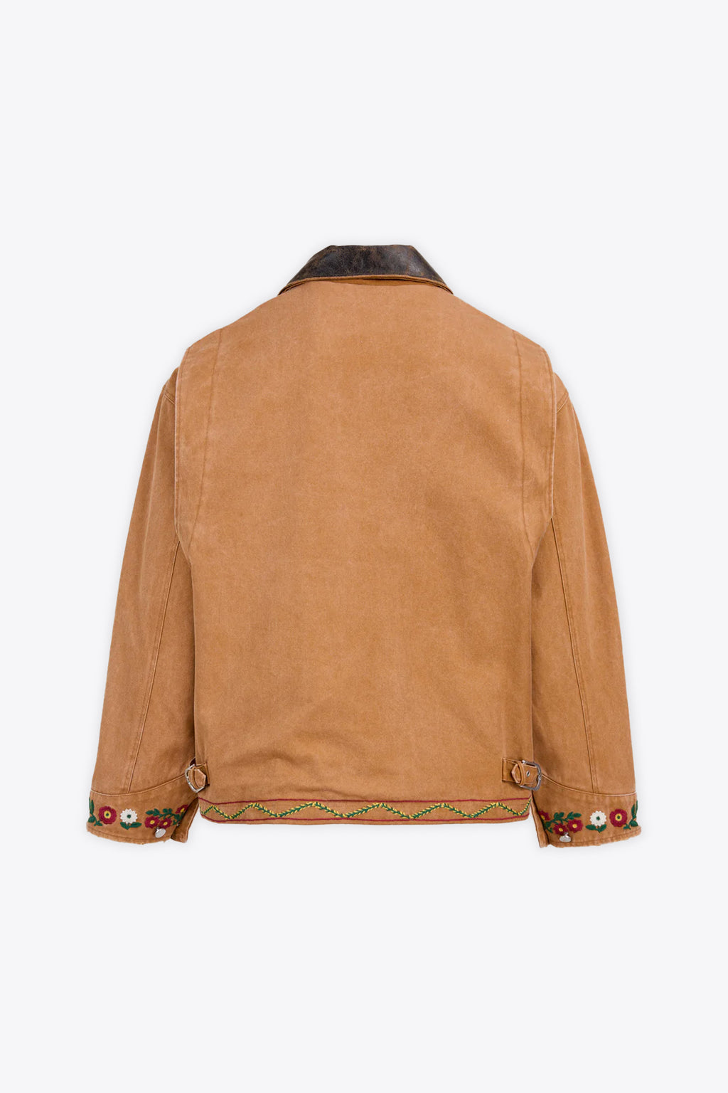 alt-image__Camel-brown-washed-canvas-jacket-with-floral-embroidery---Rosette-Canvas-Work-Jacket