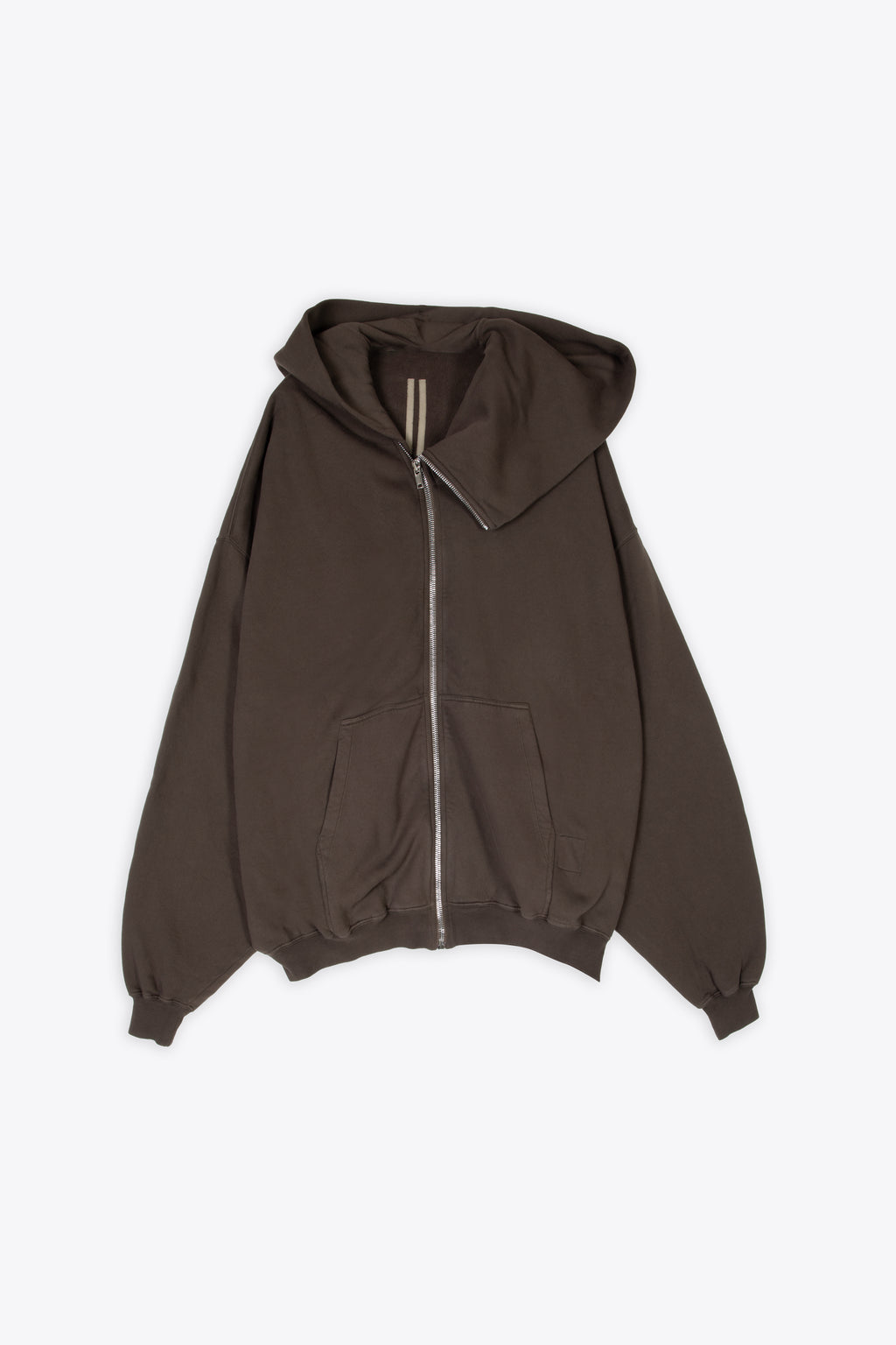 alt-image__Felpa-oversize-in-cotone-marrone-con-zip---Megamountain