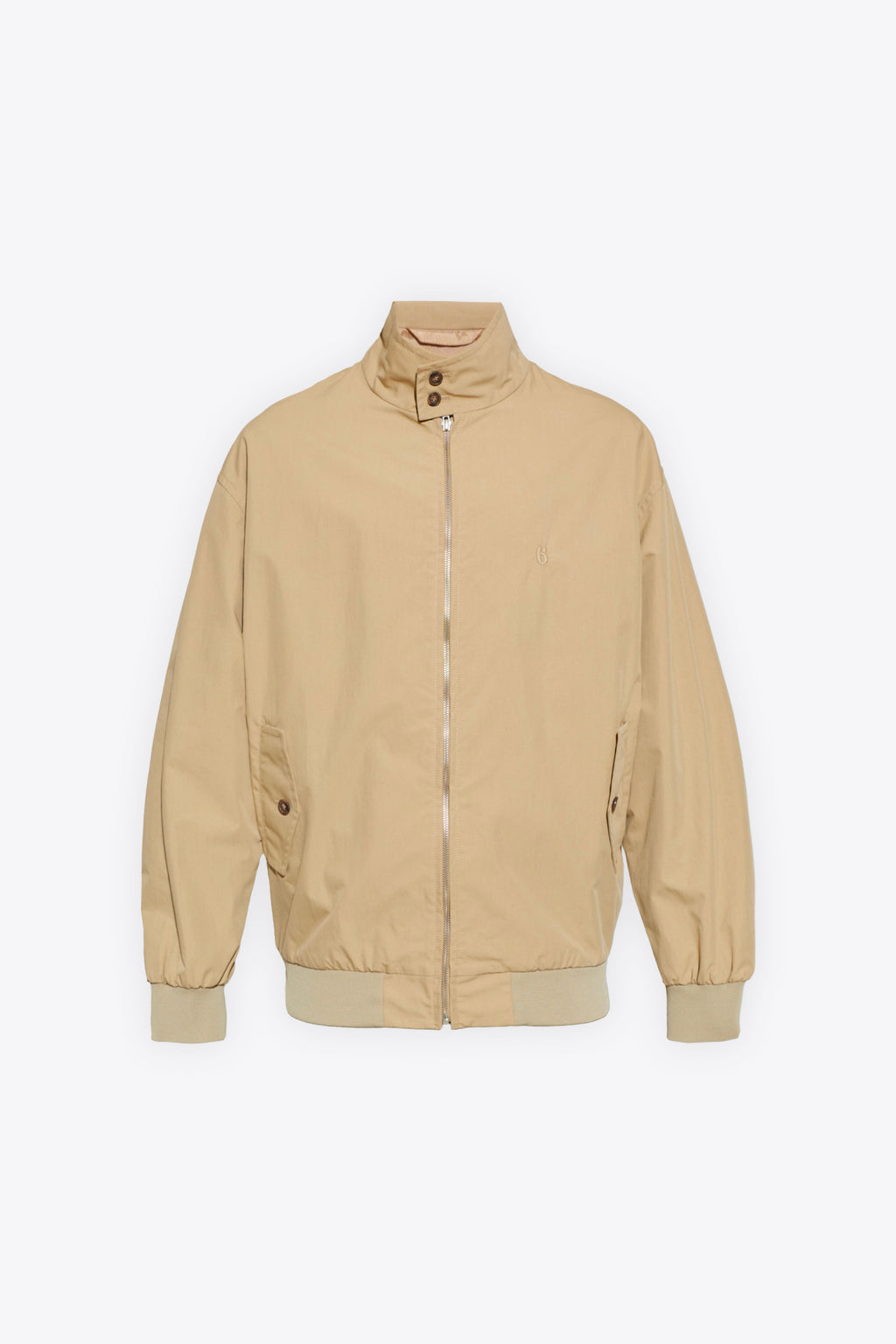 alt-image__Bomber-oversize-in-cotone-beige-con-ricamo-al-petto