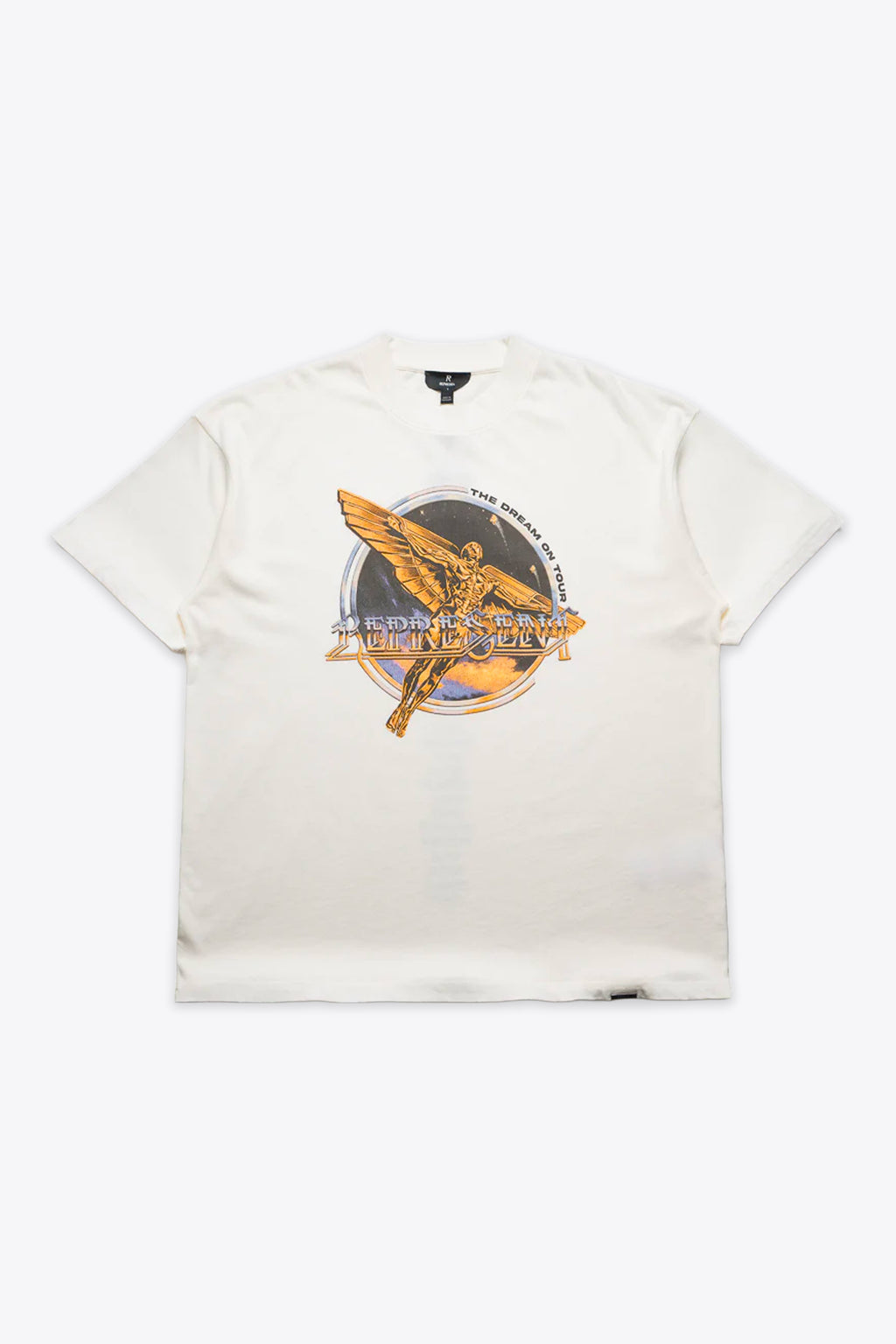 alt-image__T-shirt-bianca-in-cotone-con-stampa-grafica-frontale-e-sul-rettro---Golden-Tour-T-shirt