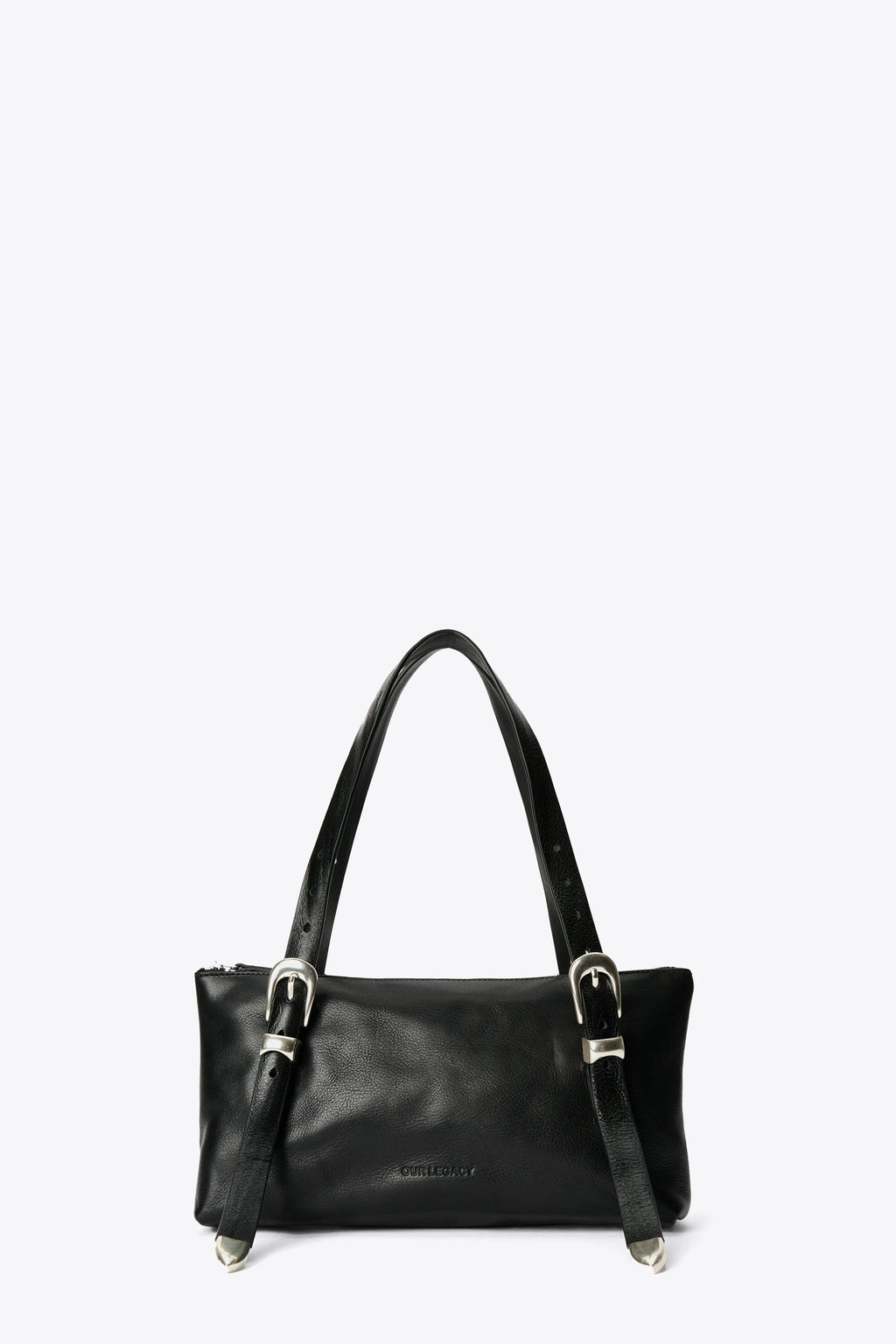 alt-image__Rectangular-black-leather-bag-with-adjustable-shoulder-straps---2-CM-Belt-Shoulder-Bag