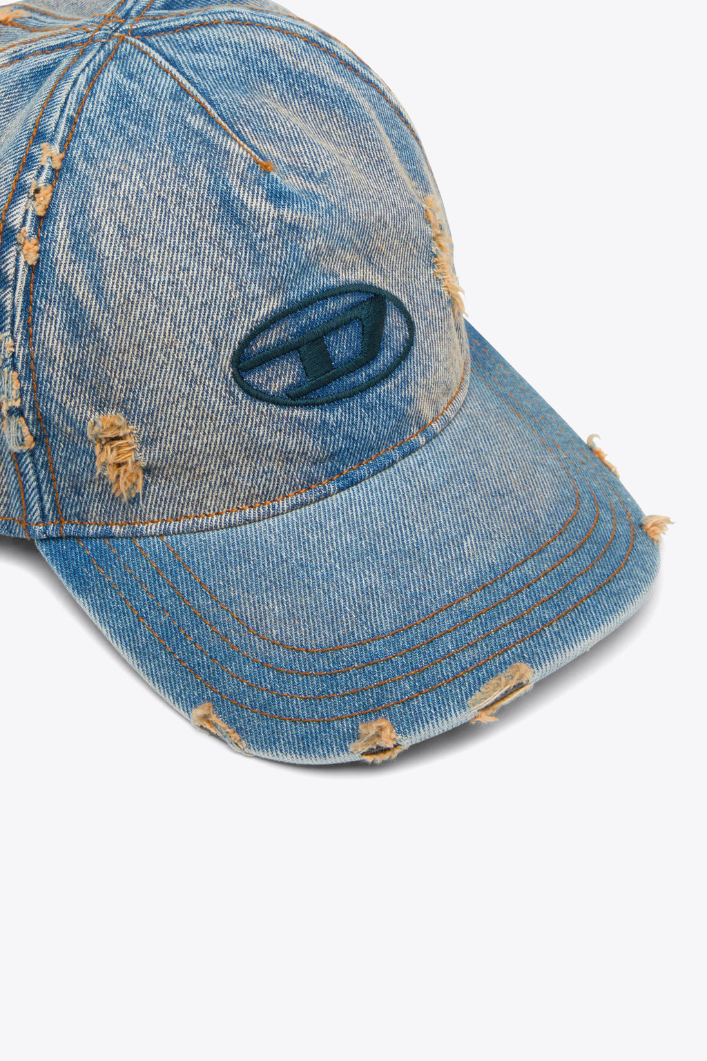 alt-image__Cappello-in-denim-sabbiato-e-sfrangiato-con-visiera---C-Enic