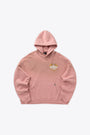 Felpa rosa con cappuccio e stampa grafica con logo - Angel Border Hoodie 