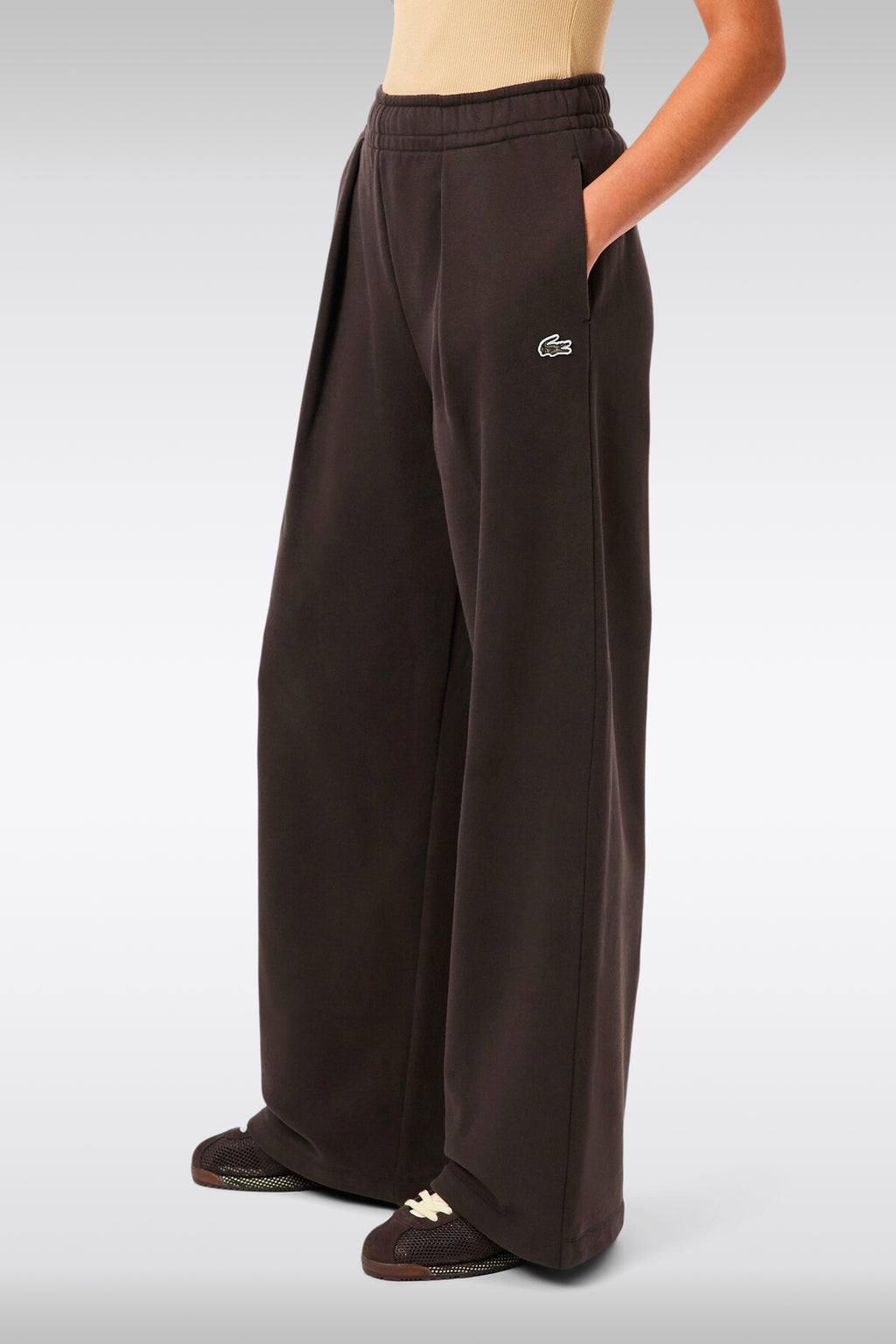 alt-image__Pantalone-marrone-in-felpa-di-cotone-baggy-fit