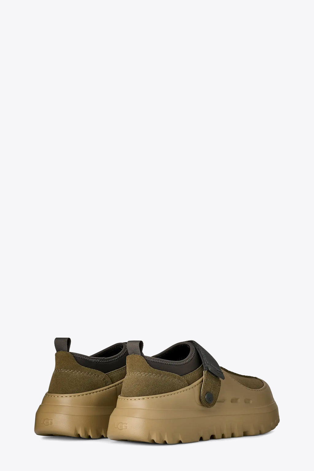 alt-image__Sneaker-bassa-in-camoscio-e-neoprene-verde-militare---M-Peakmod-Lowcut