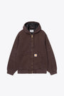 OG ACTIVE JACKET 100%ORGANIC COTTON-Marrone 