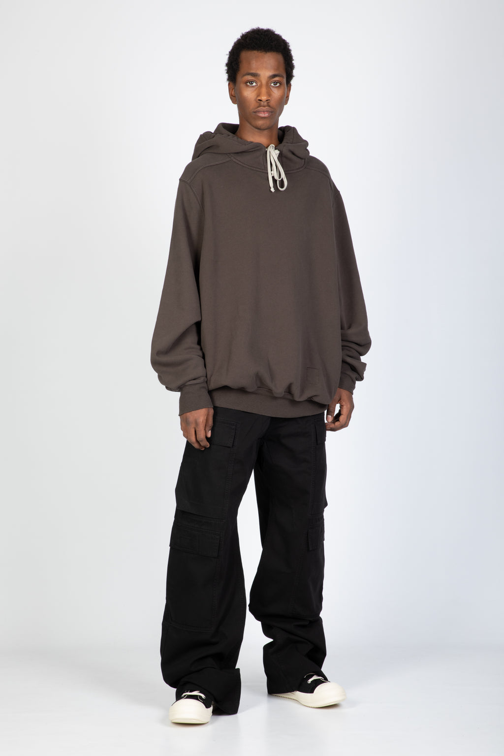 alt-image__Pantalone-cargo-loose-fit-in-twill-nero---Double-Cargo-Jeans