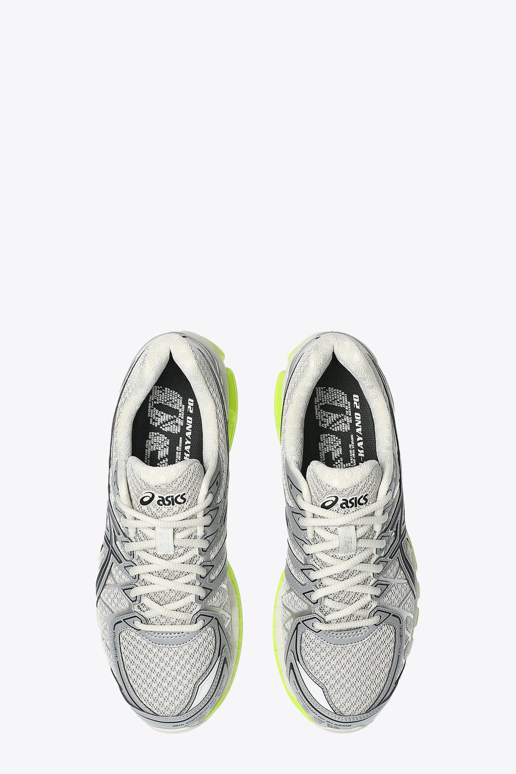 alt-image__Light-grey-mesh-low-sneaker-with-neon-yellow-sole---Gel-Kayano-20