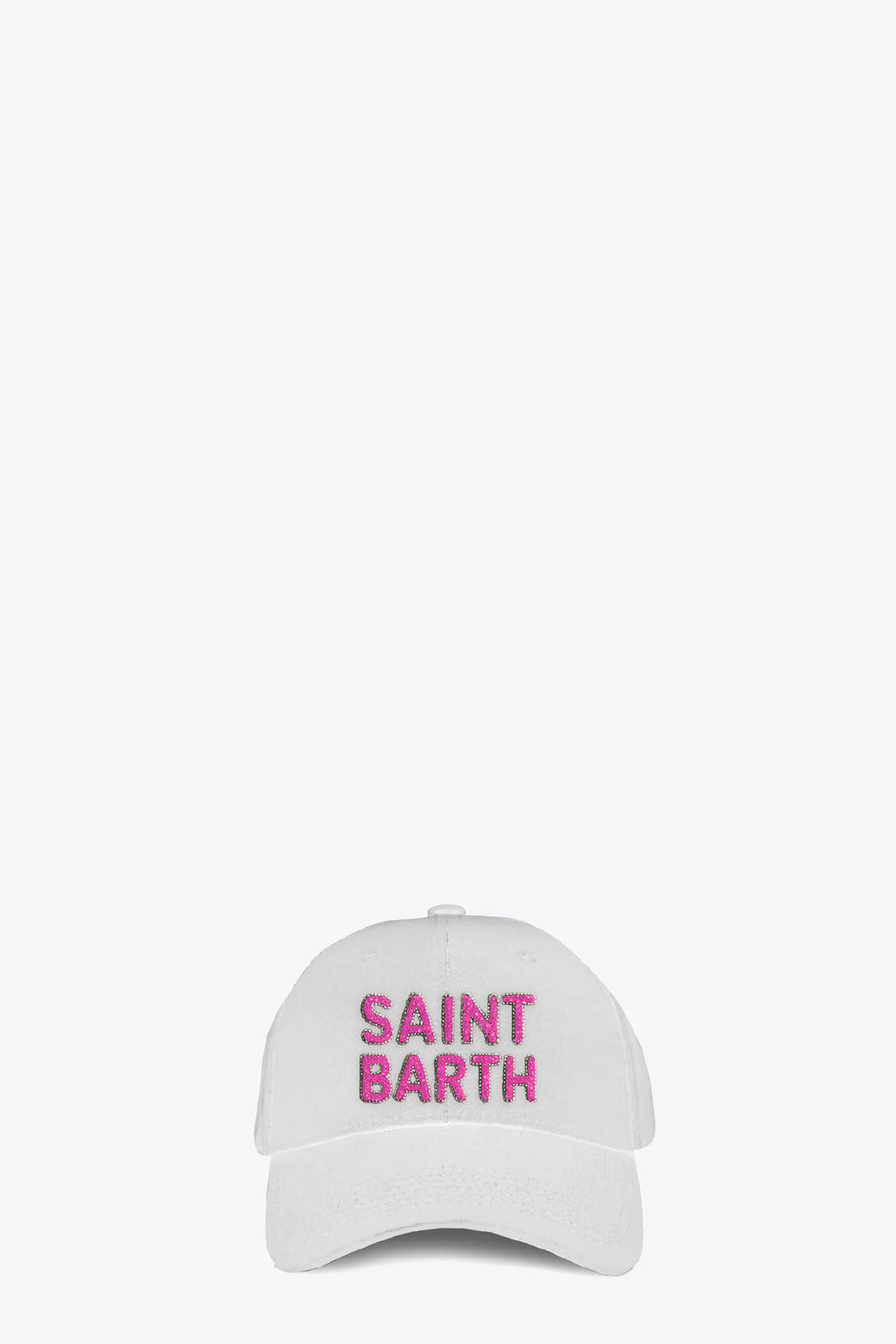 alt-image__Baseball-N-visiera-scritta-rilievo-Bianco/rosa