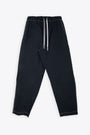 Navy blue cotton pant with contrast stitchings - Jogger Stretch 