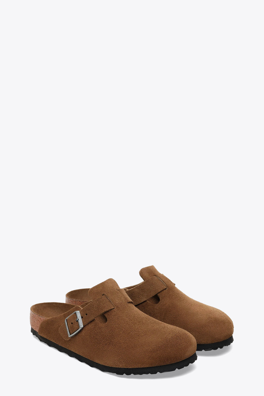 alt-image__Brown-suede-sabot-with-metal-buckle---Boston-