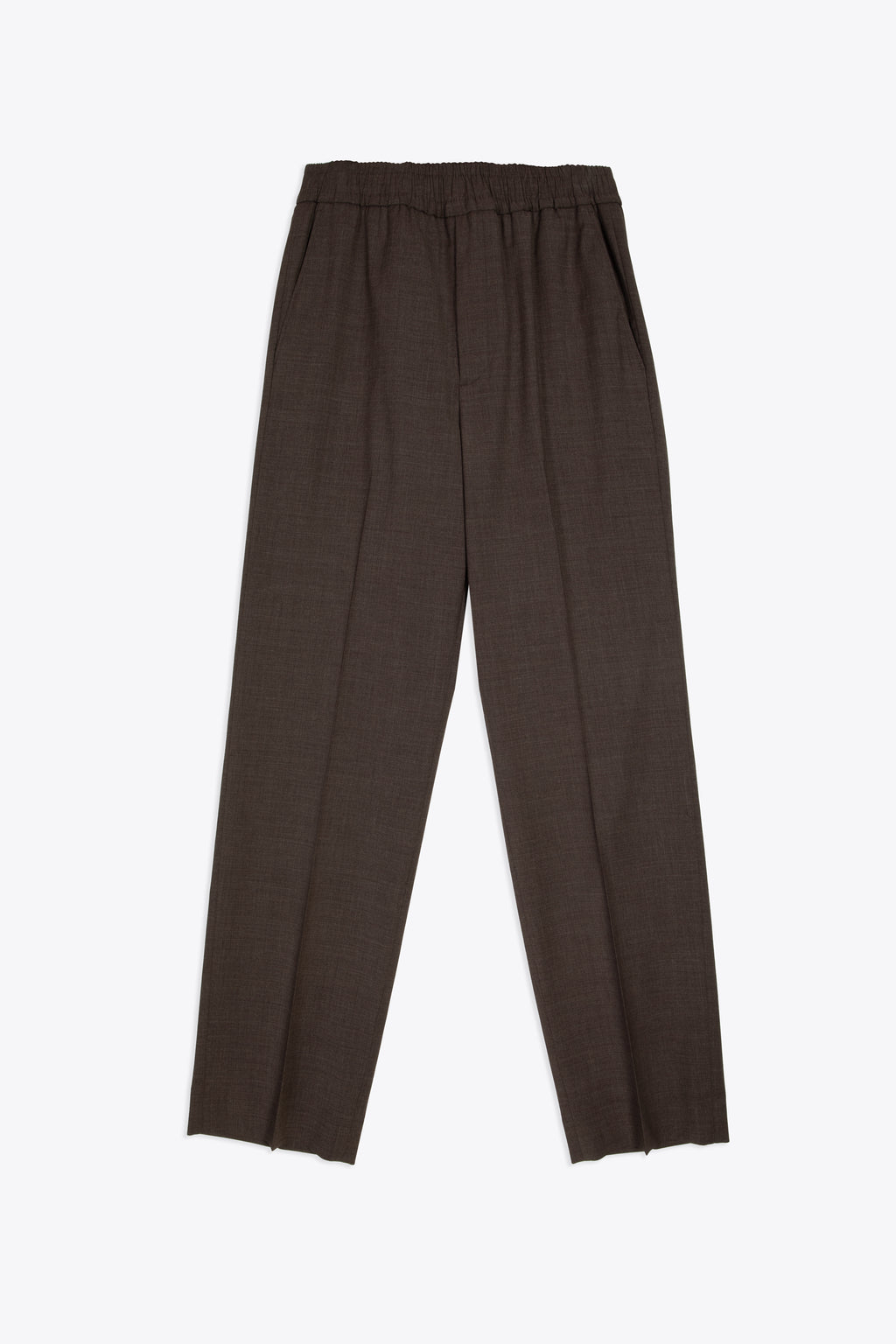 alt-image__Brown-wool-blend-relaxed-pant-with-elastic-waistband
