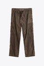 Pantalone cargo in nylon lavato marrone - Way Trousers 