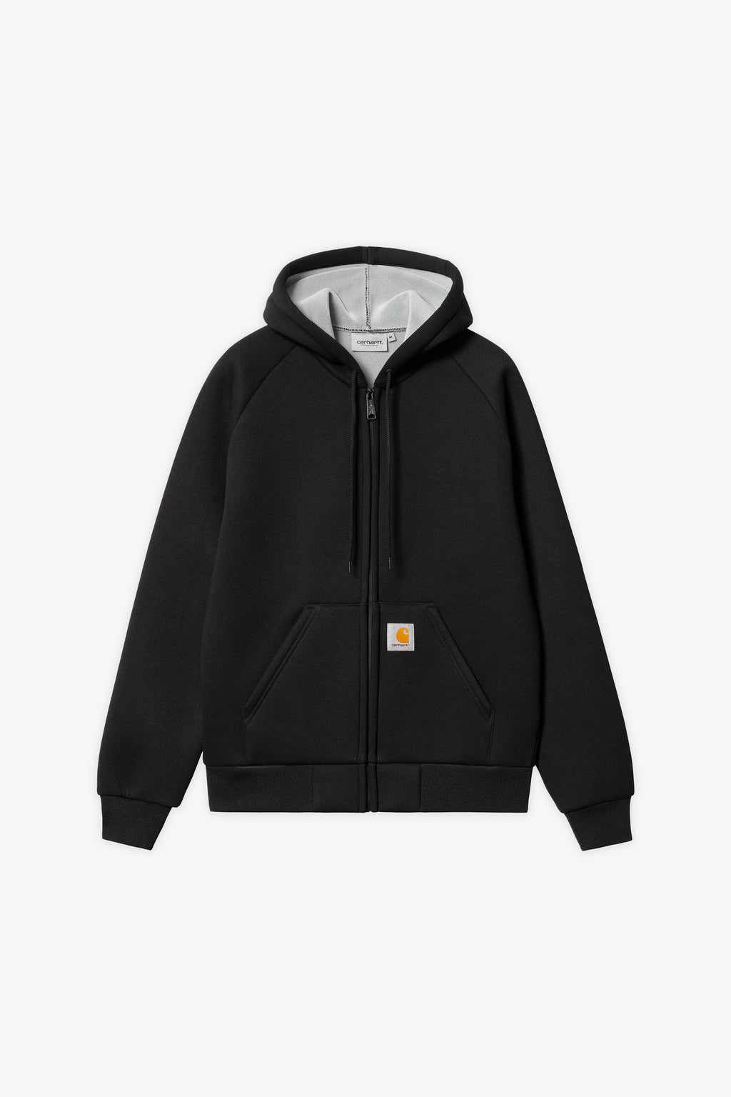 alt-image__Felpa-nera-in-neoprene-con-cappuccio---Car-Lux-Hooded-Jacket