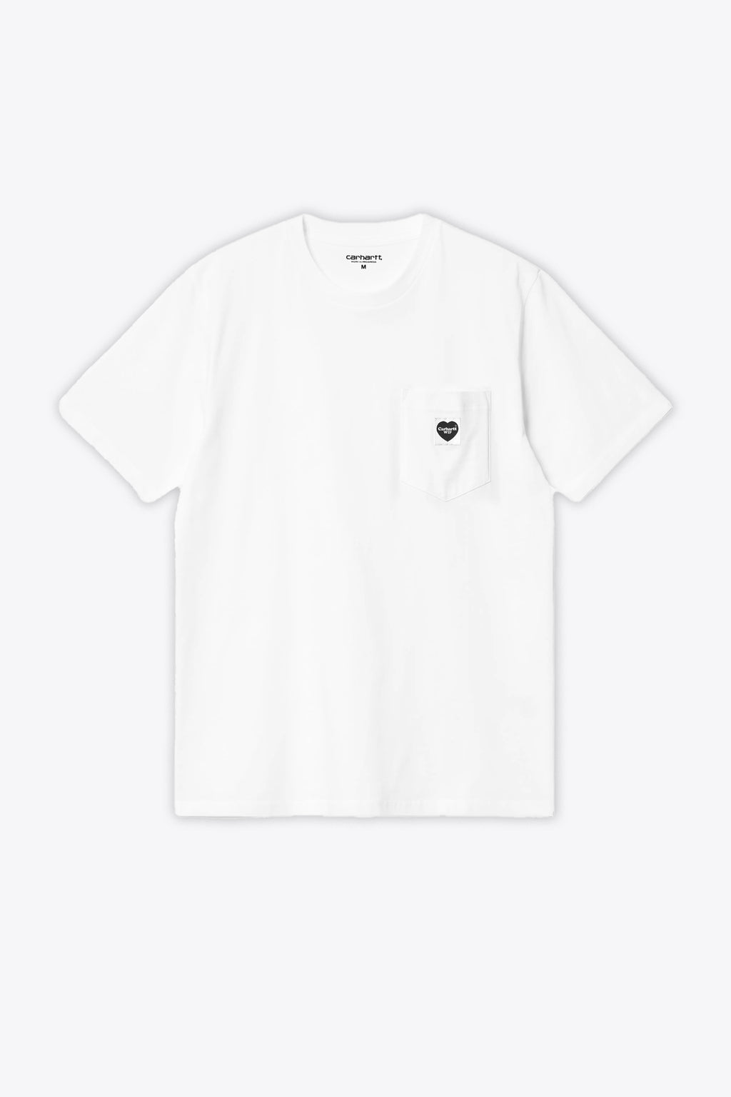 alt-image__T-shirt-bianca-in-cotone-con-tasca-al-petto-e-logo-con-cuore---S/S-Pocket-Heart-T-Shirt