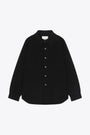 Black silk and wool blend overshirt - Martin 