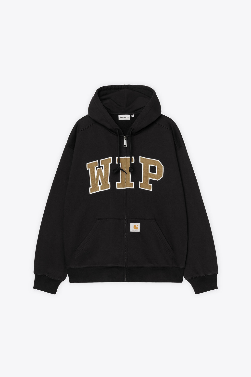 alt-image__Felpa-nera-con-cappuccio,-zip-e-maxi-logo-frontale---Hooded-WIP-Sweat-Jacket