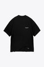 Black cotton t-shirt with chest and back logo print - Represent Owners Club T-Shirt 