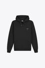 Felpa nera con cappuccio e logo ricamato al petto - Arte Heart Hoodie 