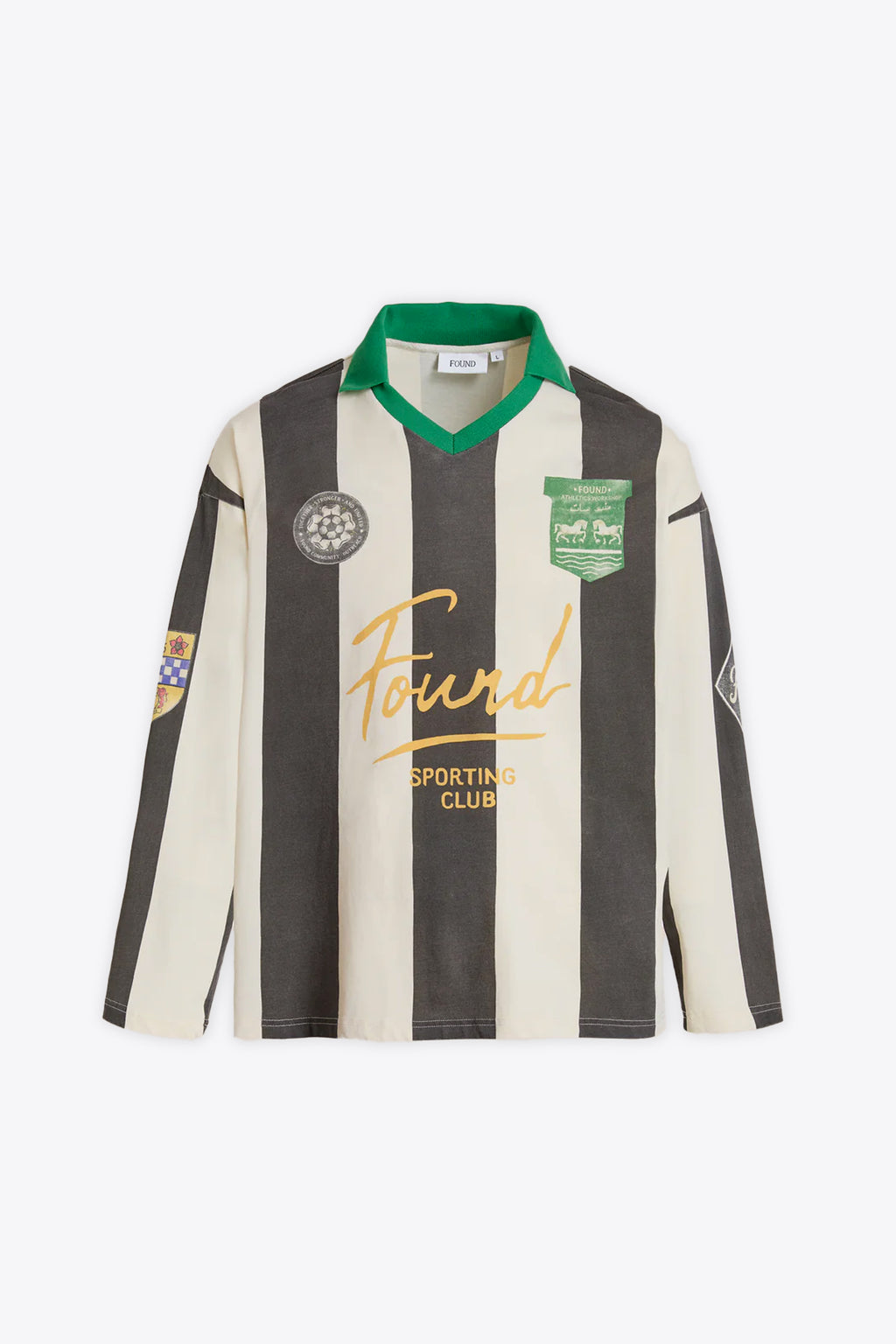 alt-image__T-shirt-nera-e-panna-in-cotone-a-righe-verticali-in-stile-football---Striped-Sport-Ls-Jersey