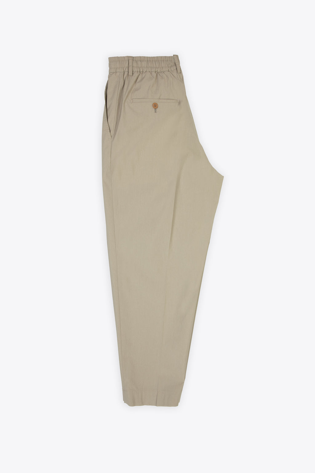 alt-image__Pantalone-in-cotone-tecnico-kaki-con-pince-ed-elastico-in-vita