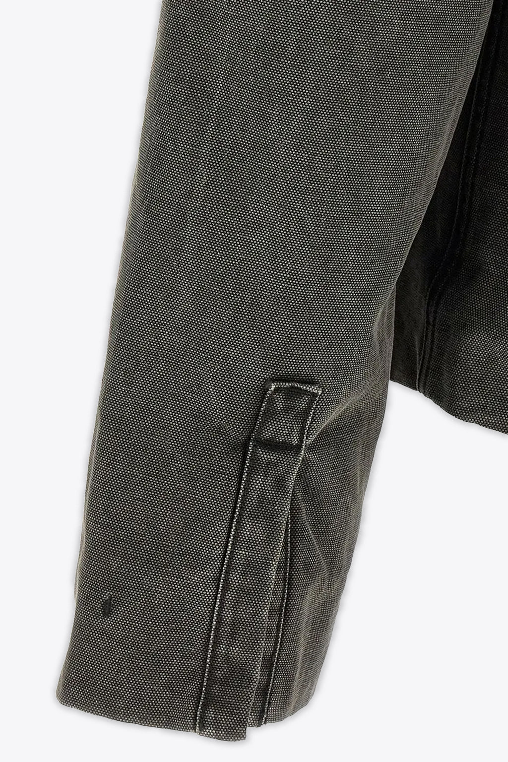 alt-image__Giubbotto-in-canvas-stonewashed-grigio-con-zip-e-cappuccio---Gimp-Zipfront-Jkt