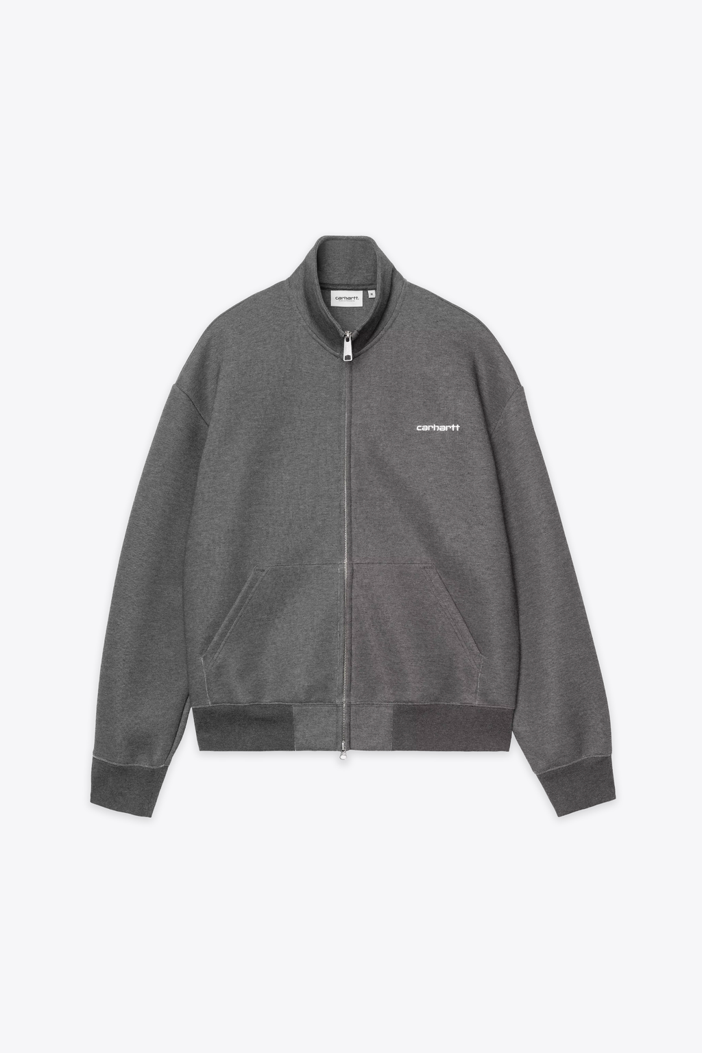 alt-image__Grey-cotton-balloon-fit-sweat-jacket---Alda-Zip-Sweat-Jacket