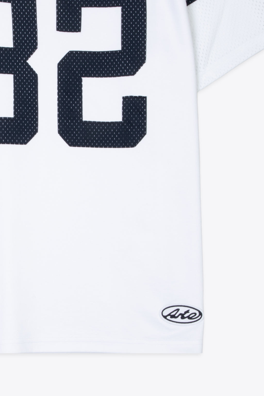 alt-image__T-shirt-bianca-in-acetato-e-mesh-con-design-a-pannelli---32-Jersey