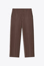 Mocha brown faux leather pant - Stellan 