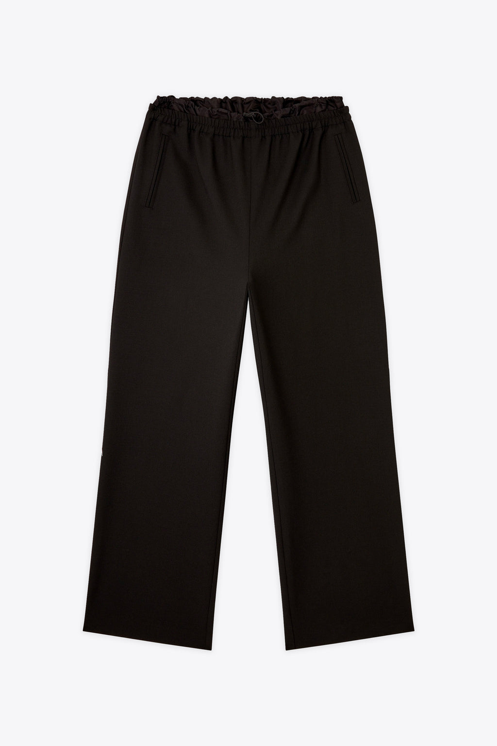 alt-image__Pantalone-baggy-nero-in-fresco-lana-con-vita-elastica-in-nylon---P-Yrite-R2