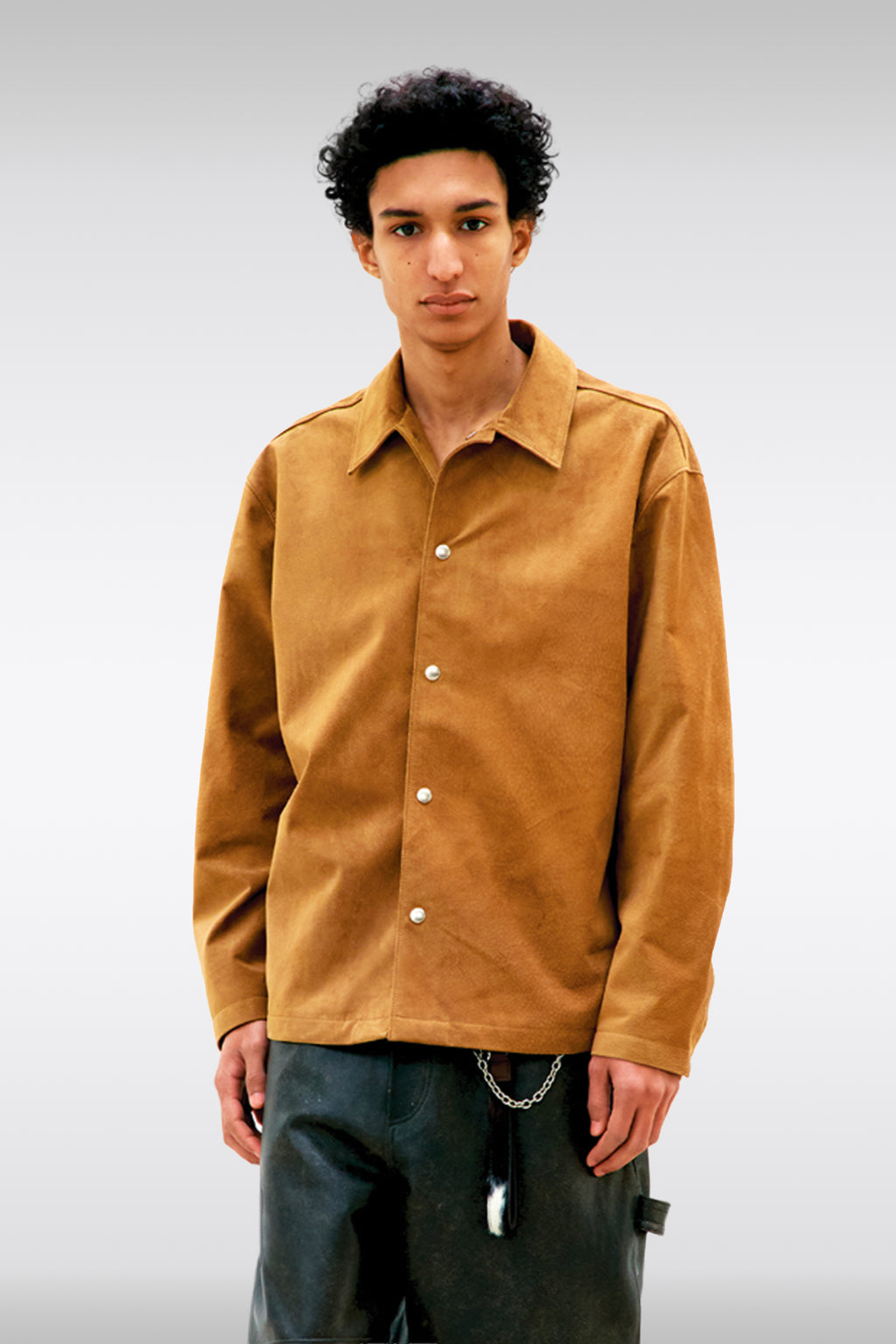 alt-image__Overhisrt-in-suede-color-cammello-con-bottoni-automatici---Snap-Button-Suede-Leather-Shirt-Jacket