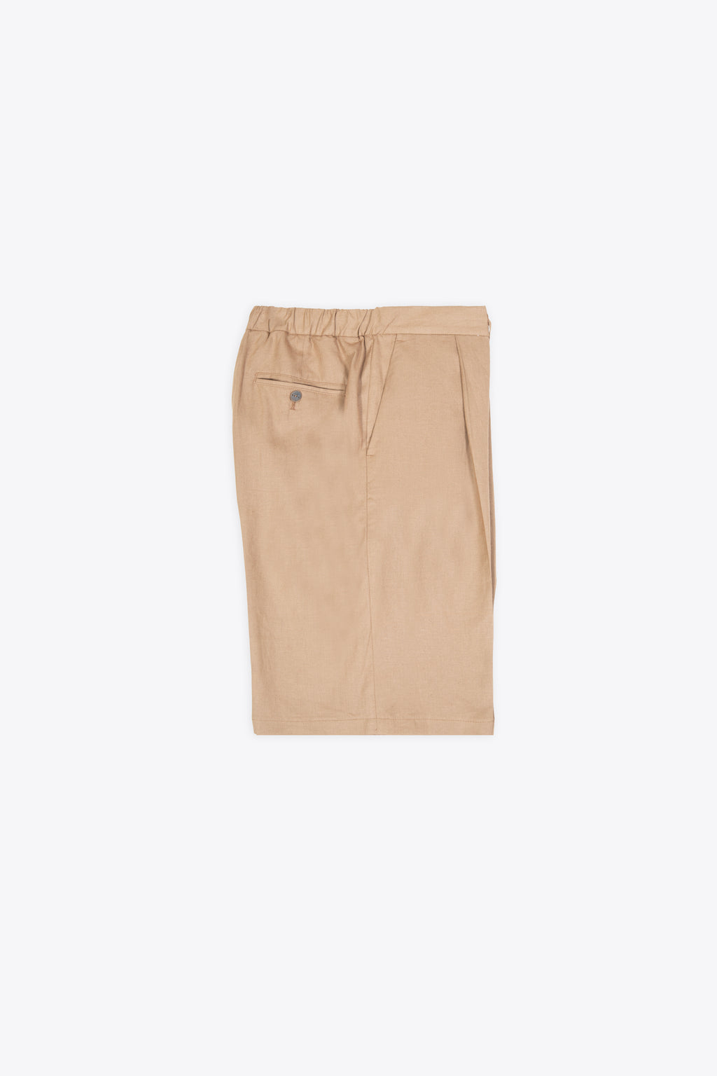 alt-image__Bermuda-in-misto-lino-beige-con-pince-frontale---Torrelapillo-Short