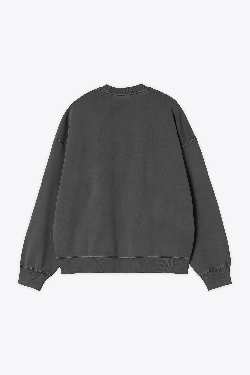 alt-image__Felpa-grigia-in-cotone-tinto-in-capo-boxy-fit---Benton-Sweatshirt