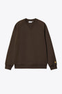 CHASE SWEAT COTTON/POLYESTER SWEAT-Tabacco 