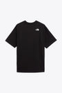 T-shirt nera oversize con logo al petto - NSE Patch S/S Tee 