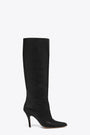 Black leather knee-lenght Architype boots 