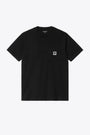 S/S POCKET HEART T-SHIRT-Nero 