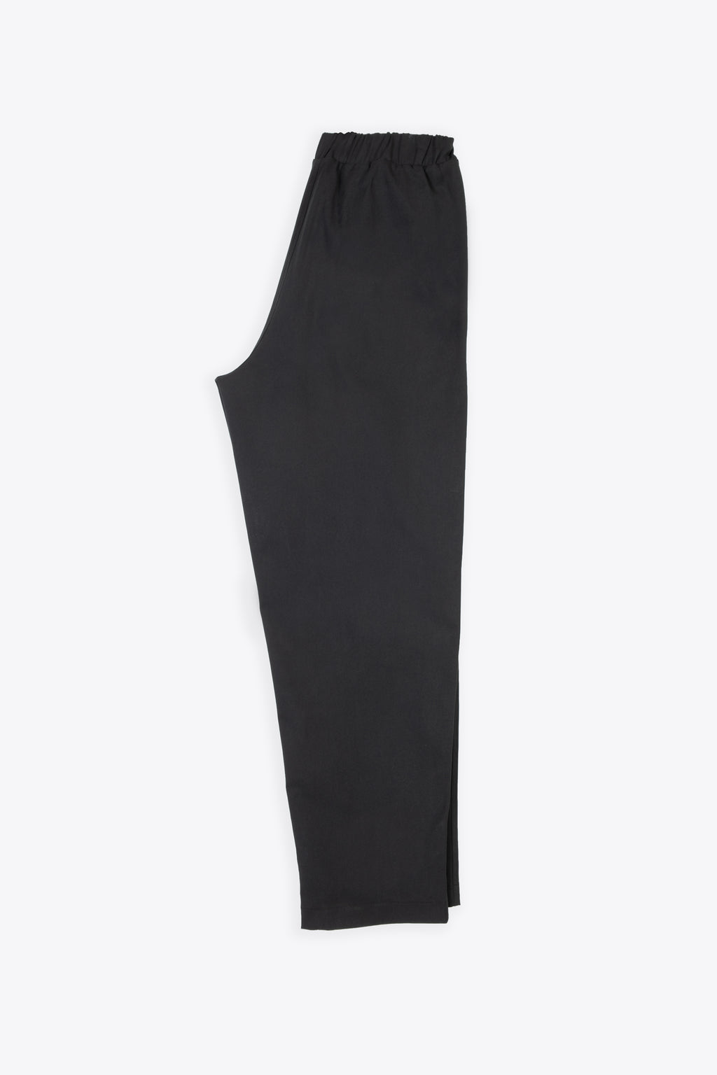 alt-image__Pantalone-nero-loose-fit-in-cotone-con-elastico-in-vita-e-coulisse---Jogger-Pant