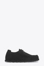 Mocassino nero in pelle scamosciata con lacci - Utty Lace 