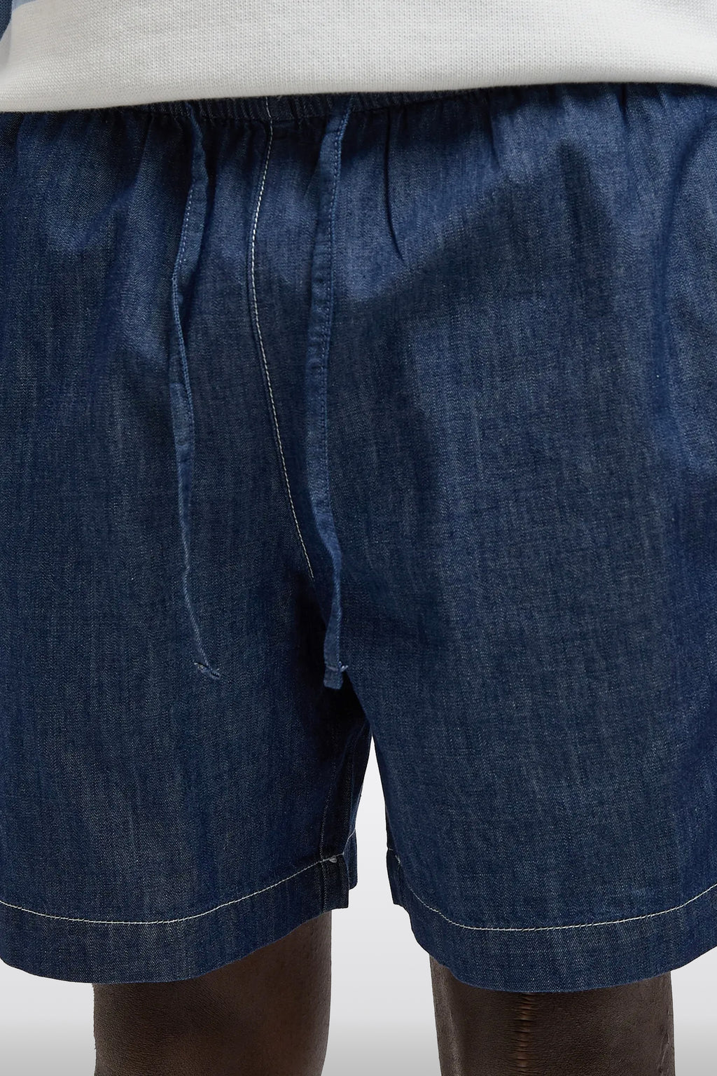 alt-image__Short-loose-fit-in-denim-blu-medio-con-elastico-in-vita