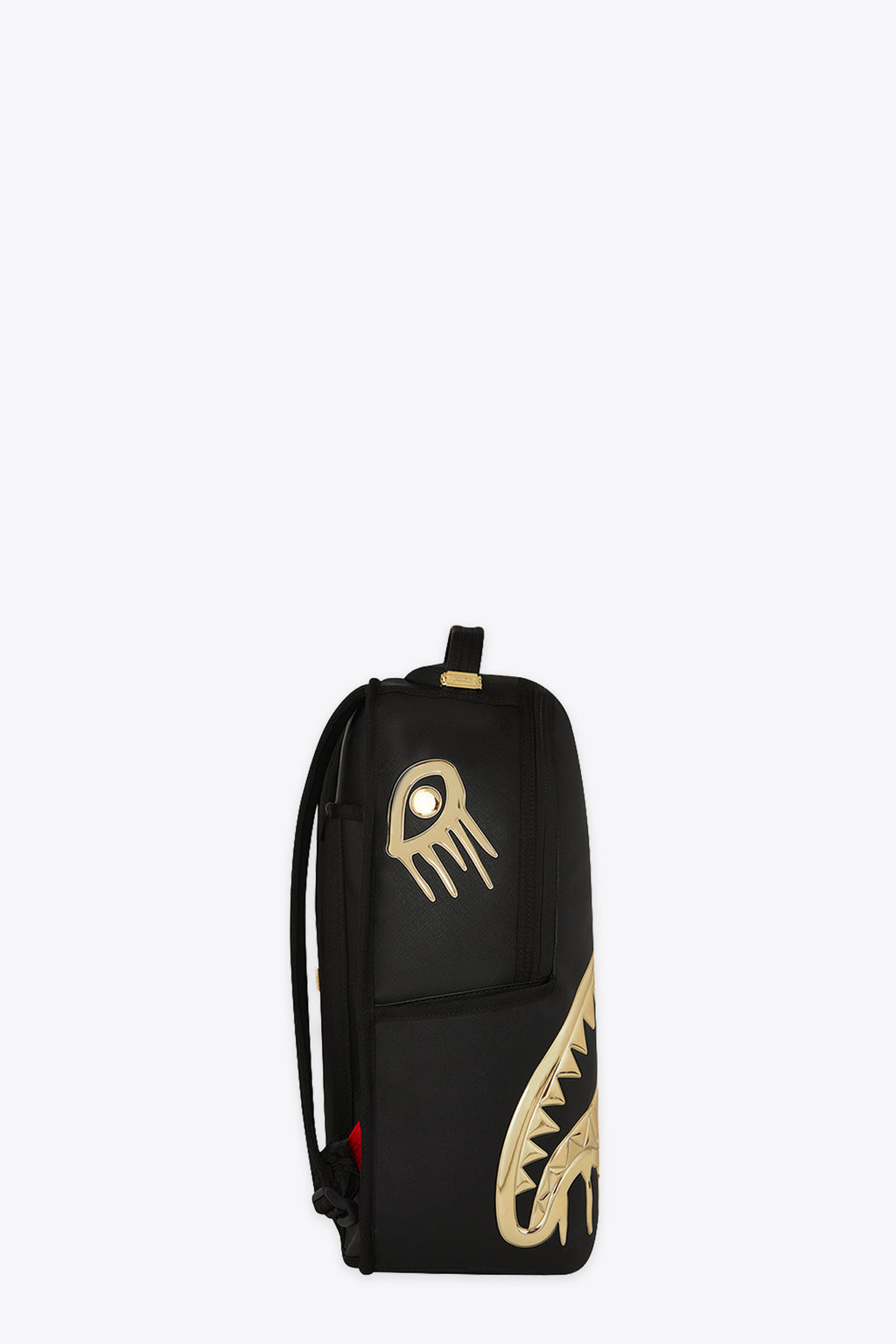 alt-image__Zaino-in-pvc-nero-con-bocca-shark-color-oro---Gold-And-Dangerous-Backpack