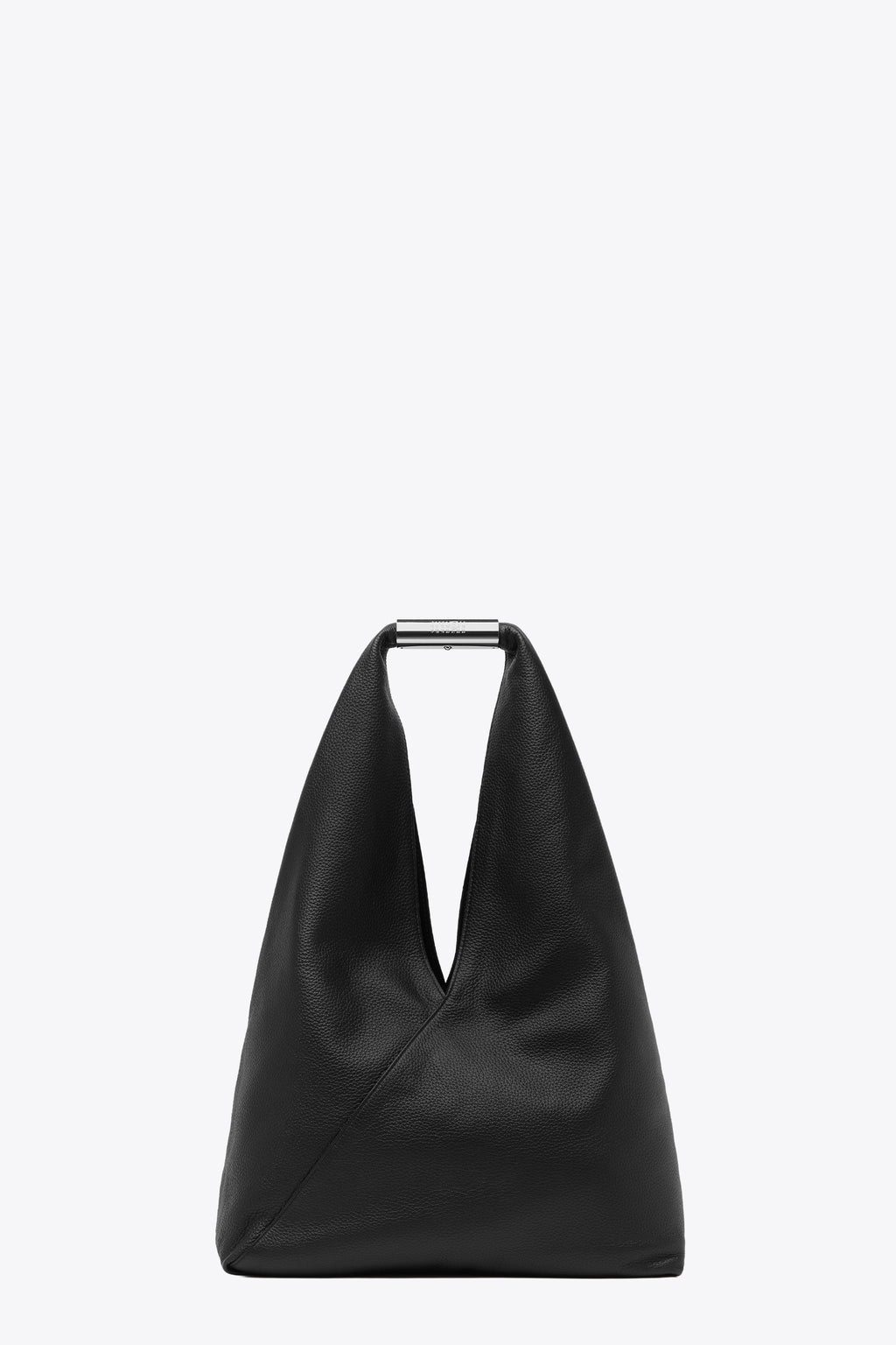 alt-image__Black-pebbled-leather-big-Japanese-bag-with-metal-handle