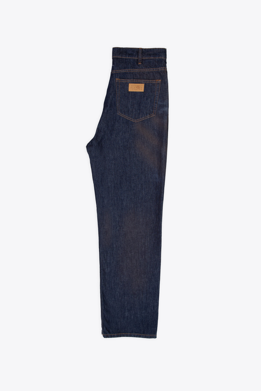 alt-image__Jeans-loose-fit-5-tasche-in-denim-blu-scuro-sabbiato
