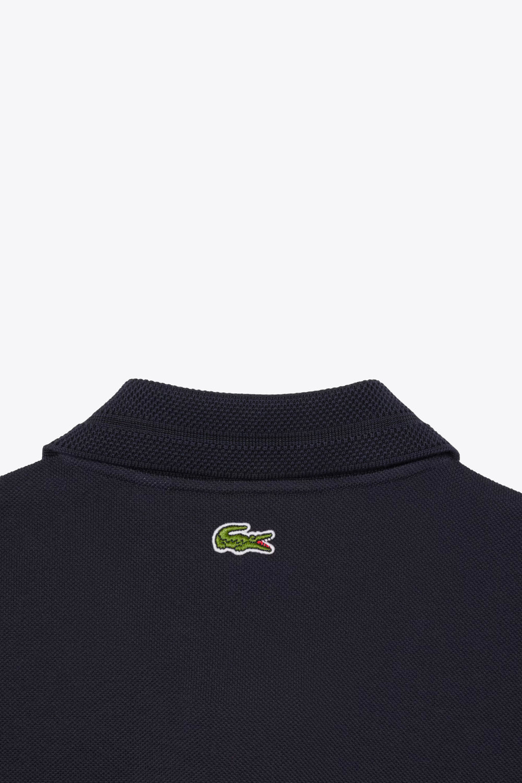 alt-image__Polo-nera-in-cotone-con-colletto-ricamato-e-logo-a-rombo-al-petto