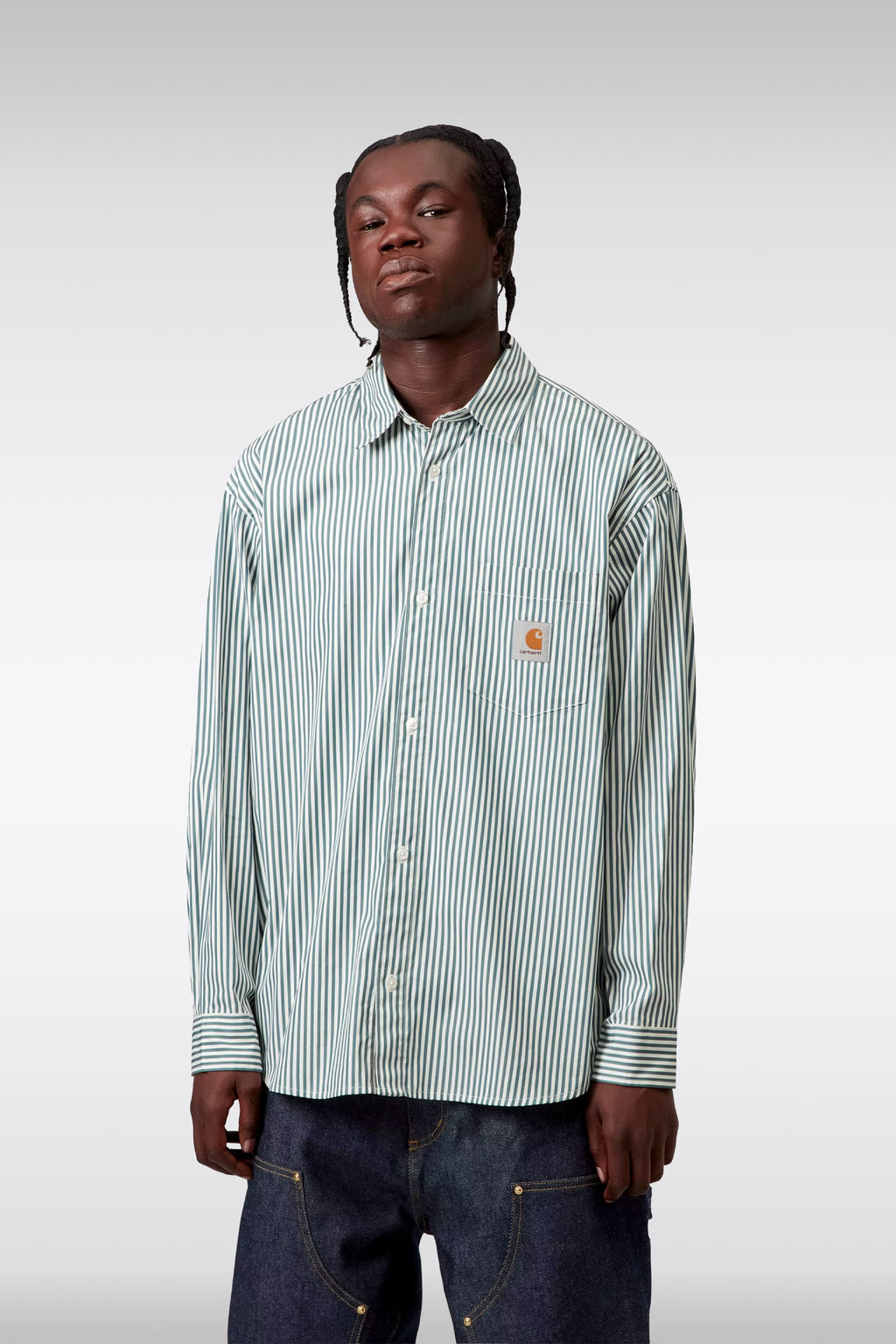 alt-image__L/S-DALDRY-SHIRT-COTTON-POPLIN--Blu/bianco