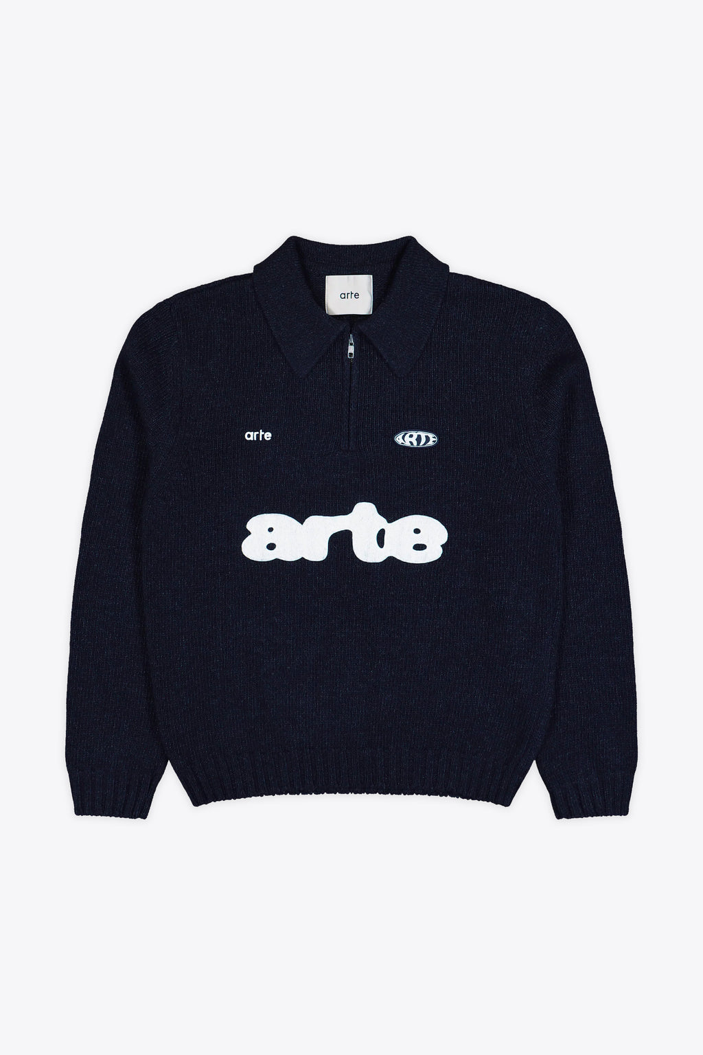 alt-image__Pullover-in-lana-blue-con-zip-al-collo---Polo